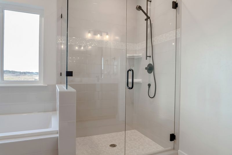 Open Walk-in Shower Design