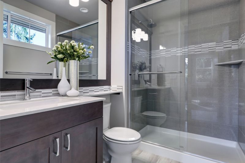 Shower Layouts with Sliding Doors